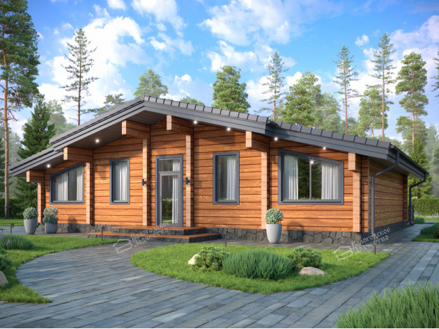 Дом из клееного бруса VZ-431 